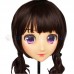 (Cherry)Sweet Girl Resin Half Head Female Cartoon Character Kigurumi Mask With Cosplay Anime Role Lolita Mask Crossdress Doll